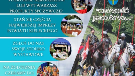 Stań się częścią największej imprezy powiatu kieleckiego – „Opowieść jako żywa…”