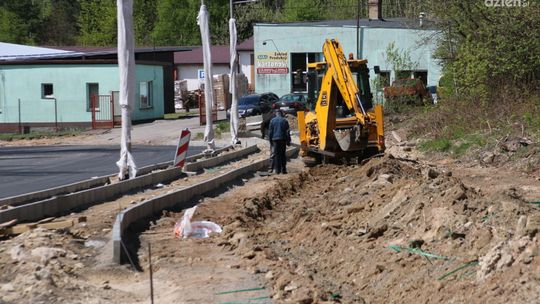 Starachowice. Ulica Krańcowa w przebudowie