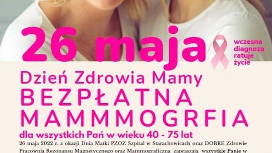 Starachowicki szpital zaprasza na bezpłatną mammografię