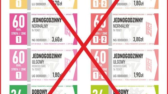 Stare bilety w kieleckich autobusach miejskich ważne tylko do końca miesiąca