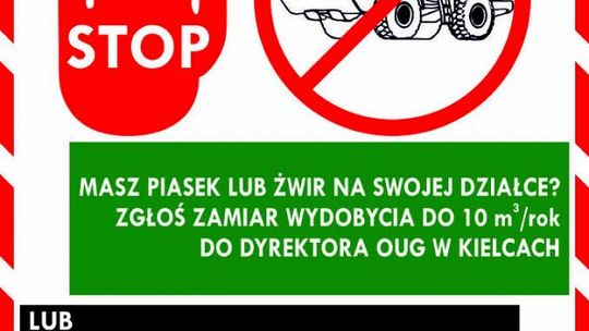 Stop nielegalnej eksploatacji!