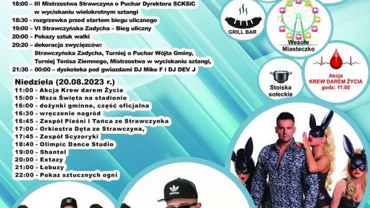 Strawczynada 2023 poleca się na weekend