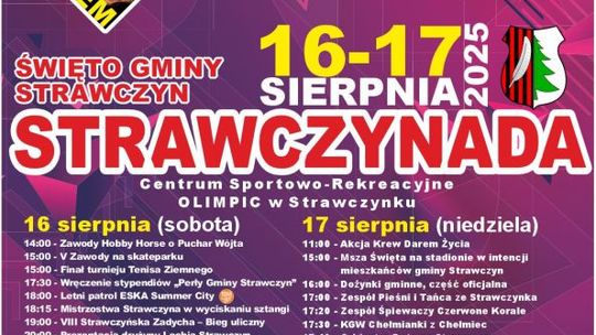 Strawczynada 2025 – wielkie święto gminy już w ten weekend!