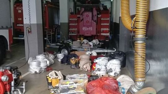 Strażacy dzielą się sprzętem z ukraińskimi kolegami 