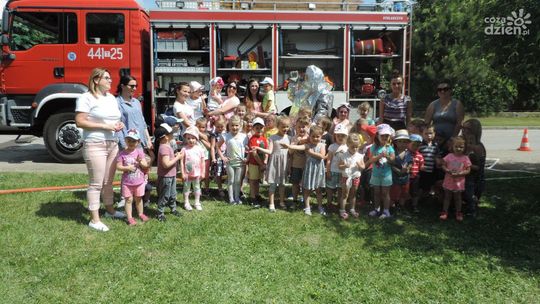Strażacy u przedszkolaków
