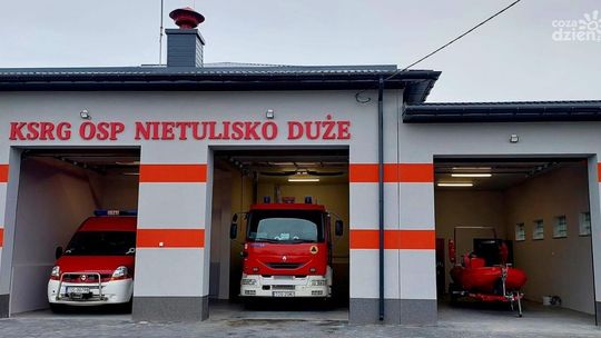 Strażacy z OSP Nietulisko Duże mają wyremontowaną remizę 