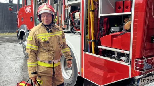 Strażakiem jest się nawet poza służbą