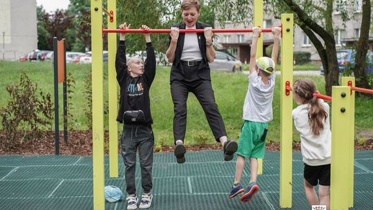 Strefa workout efektem współpracy Kielc z InPost w ramach Programu Green City