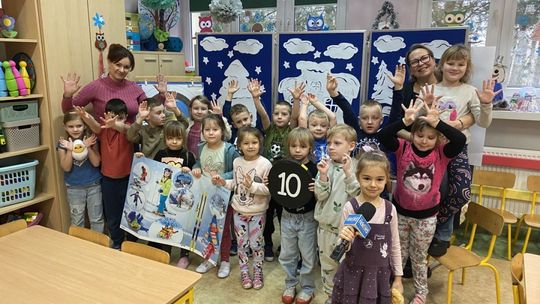 "Strzał w 10-tkę" - mali reporterzy rozmawiają o zimie