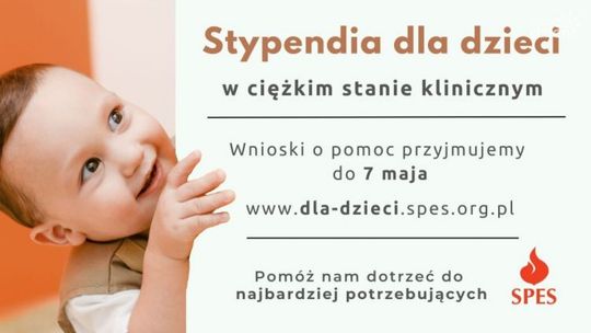 Stypendia dla dzieci w ciężkim stanie klinicznym - nabór wniosków 2023