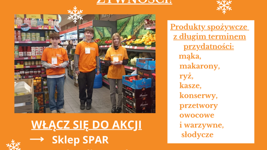 Świąteczna zbiórka żywności w gminie Masłów