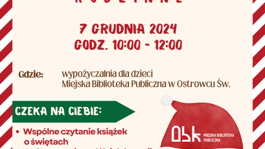 Świąteczne warsztaty w ostrowieckiej bibliotece 