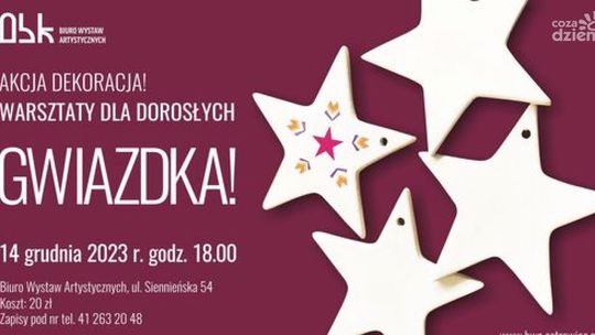 Świąteczne warsztaty w ostrowieckim BWA 