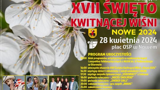 Święto wiśni nadwiślanki w Nowem 