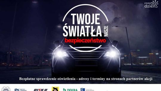 Świętokrzyscy policjanci zainaugurowali ogólnopolską kampanię „Twoje światła – Nasze bezpieczeństwo”
