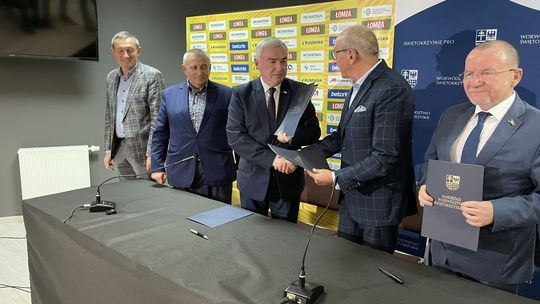 Świętokrzyskie będzie promowane przez Łomżę Industrię Kielce