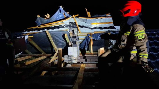 Świętokrzyskie poturbowane przez burze z gradem