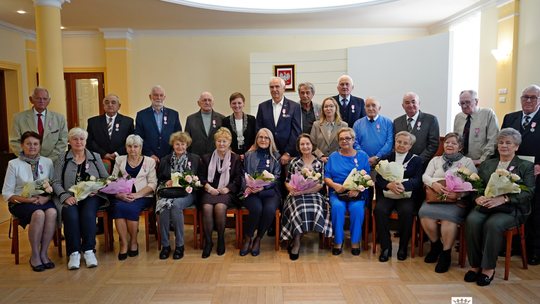 Świętowano ,,Złote Gody" w kieleckim ratuszu 