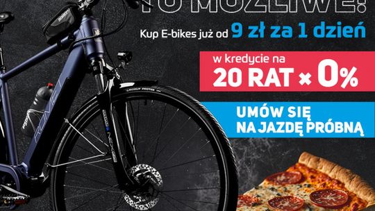 Szaleństwo! Rower elektryczny w cenie kawałka pizzy