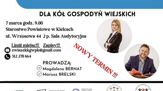 Szkolenie dla kół gospodyń wiejskich z pisania projektów