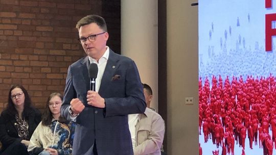Szymon Hołownia po raz pierwszy  w kampanii prezydenckiej w Ostrowcu