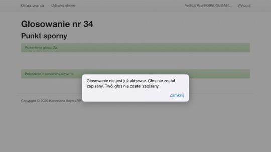 Techniczna "wpadka" posła Andrzeja Kryja