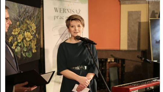 Tłumy na wernisażu malarki Hanny Kuty