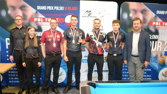 Tomasz Kapłan z Nosanu Kielce przegrywa w finale GPP Brześć Słomka Ptysiowa Pol Tour 2024