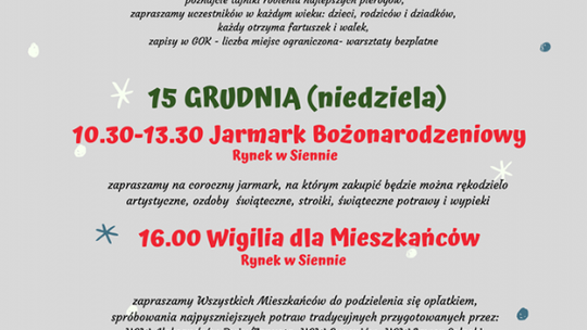 Tradycja połączy mieszkańców Sienna