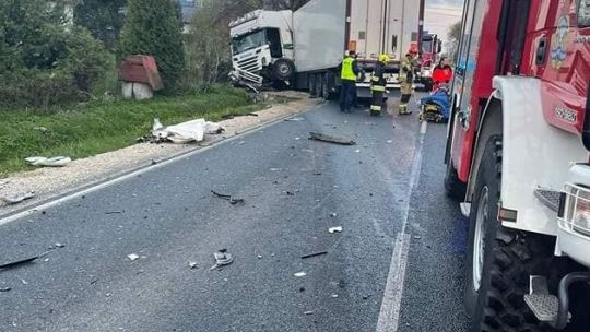Tragedia na drodze. Nie żyje kierowca