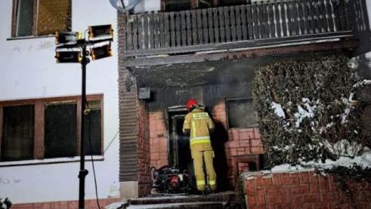 Tragiczne skutki pożaru w powiecie jędrzejowskim