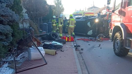 Tragiczny wypadek w Radoszycach: 64-letni kierowca nie przeżył