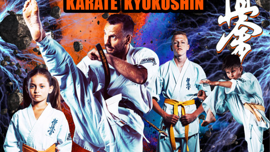 Trening karate w szkole Shiro
