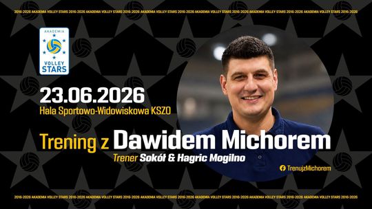 "Trenuj z Michorem" w ostrowieckiej VolleyStars