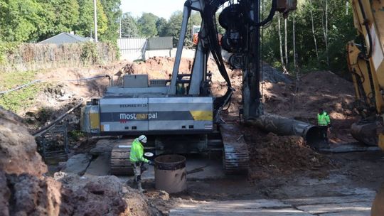 Trwają prace przy rozbudowie ul. Staszica w Miedzianej Górze