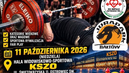 Trwają zapisy do Otwartych Mistrzostw Ostrowca w Wyciskaniu Sztangi Leżąc