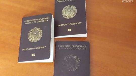 Trzech Uzbekistańczyków na nielegalnym