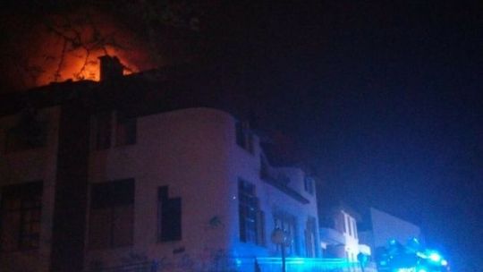 Trzeci pożar budynku po banku ING