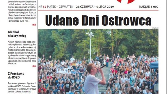 Tygodnik "Świętokrzyskie 7 Dni" nr 52 z 28.06.2019