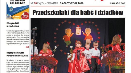 Tygodnik "Świętokrzyskie 7 Dni" nr 78 z 24.01.2020 Tygodnik "Świętokrzyskie 7 Dni" nr 78 z 24.01.2020