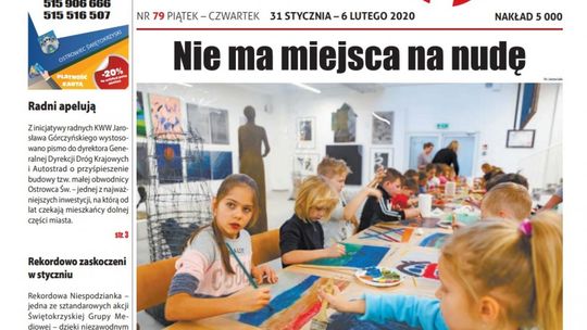 Tygodnik "Świętokrzyskie 7 Dni" nr 79 z 31.01.2020 Tygodnik "Świętokrzyskie 7 Dni" nr 79 z 31.01.2020