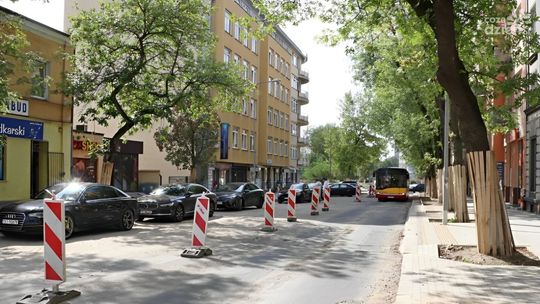 Tymczasowa organizacja ruchu przy ul. Paderewskiego w Kielcach