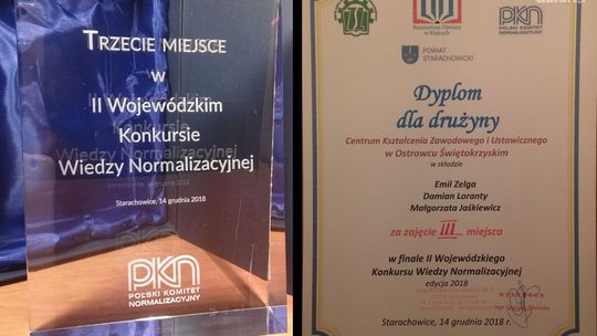 Uczniowie CKZiU wśród najlepszych w województwie