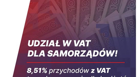 Udział w VAT dla Samorządów