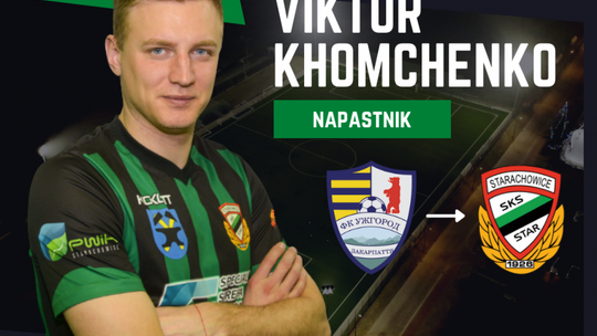 Ukraiński piłkarz Victor Khomechenko wzmocnił Star Starachowice