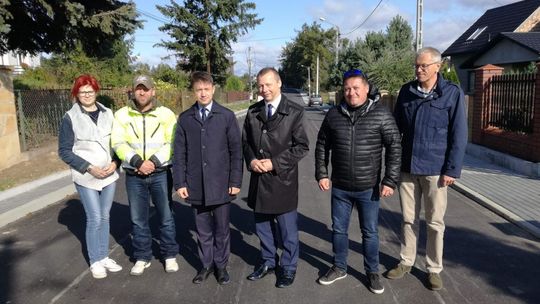 Ulica Stanisława Czernika w Opatowie już po remoncie