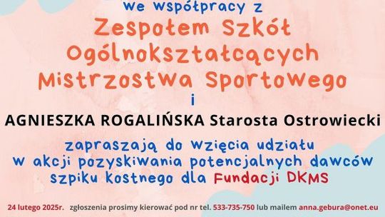 Uratuj życie - zostań dawcą szpiku