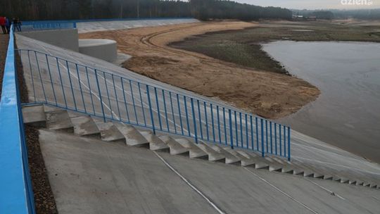 Urządzenia wodne na zbiorniku Lubianka już po remoncie 