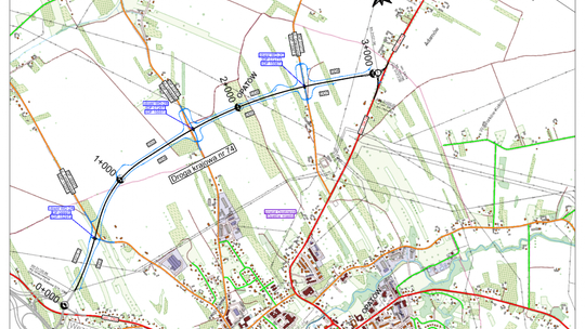 Utrudnienia drogowe w okolicach Opatowa
