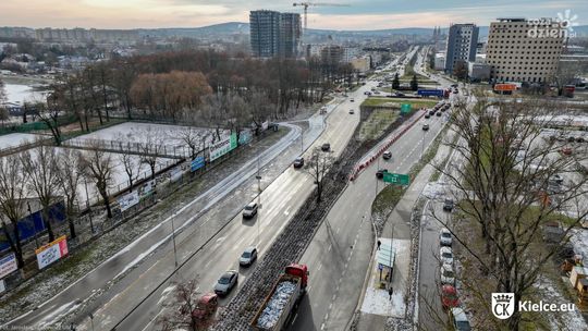 Utrudnienia na dwóch ważnych skrzyżowaniach Kielc